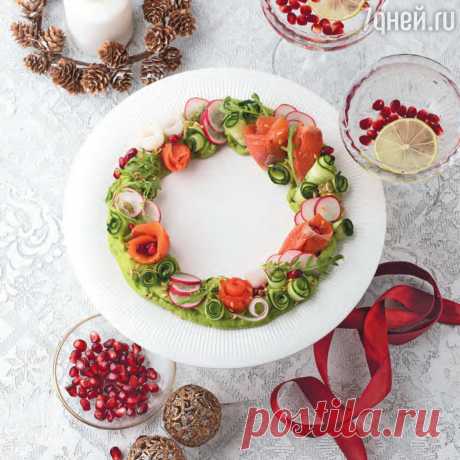 Салат «Рождественский венок»: рецепт оригинальной новогодней закуски: пошаговый рецепт c фото