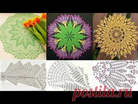 Top class  hand knitted crochet doily designs with graphics