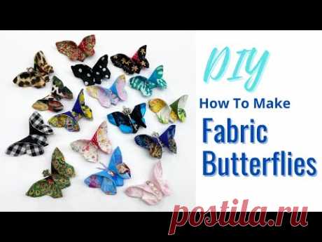 How to Make Fabric Butterflies - Easy DIY with Lace and Steampunk Key Charms