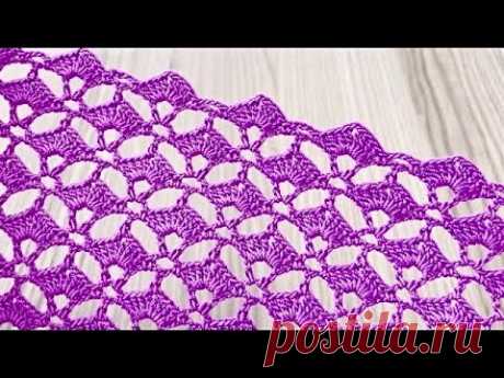 This Pattern is Simple and Fast❗️So Beautiful Crochet Lace Blouse, Tunic, Runner Pattern