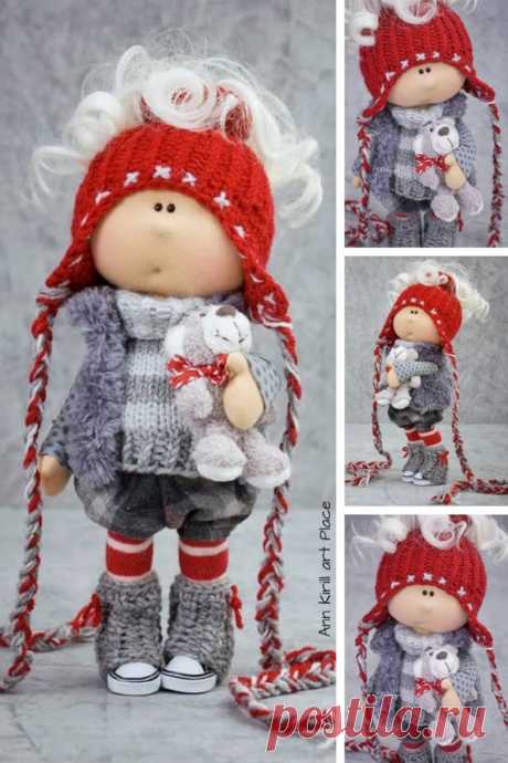 Christmas Decor Doll New Year Gift Doll Interior Art Doll | Etsy