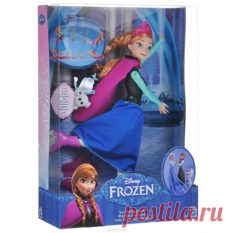 Disney Frozen Кукла &quot;Холодное сердце. Фигуристка Анна&quot;, 28 см - купить детские товары с доставкой в интернет-магазине Ozon.ru. Описание и цена disney frozen кукла &quot;холодное сердце. фигуристка анна&quot;, 28 см, отзывы покупателей.