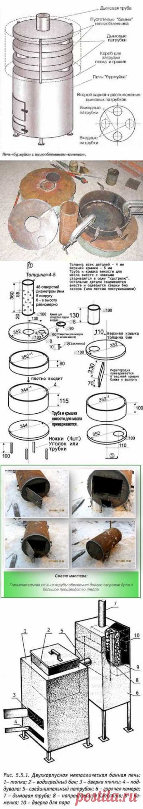 Как самому сделать высокопроизводительную печку для гаража своими руками из подручных материалов. Подробные чертежи и технологии изготовления самодельных гаражных печей с наглядными иллюстрациями и фото - Ремонт и дизайн дома своими руками