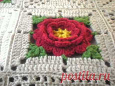 T&P - Red Roses in the Desert - Sorry I have NO pattern, just match the colours!