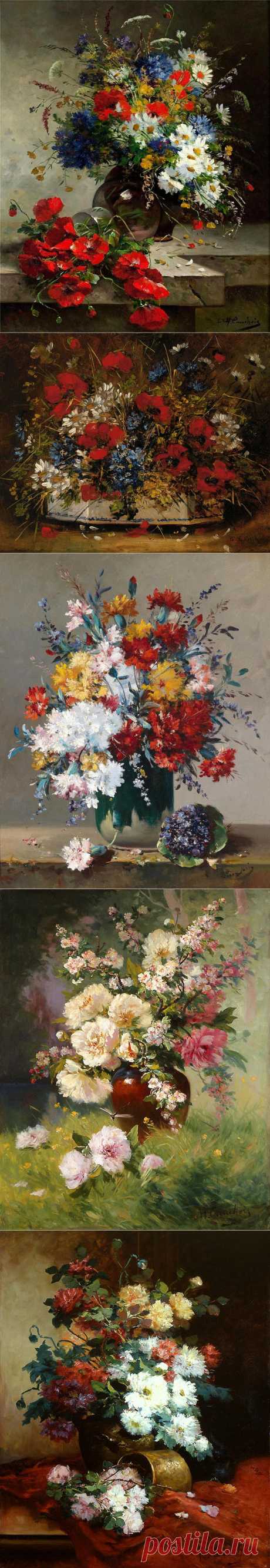 Французский художник Eugene Henri Cauchois (1850-1911)