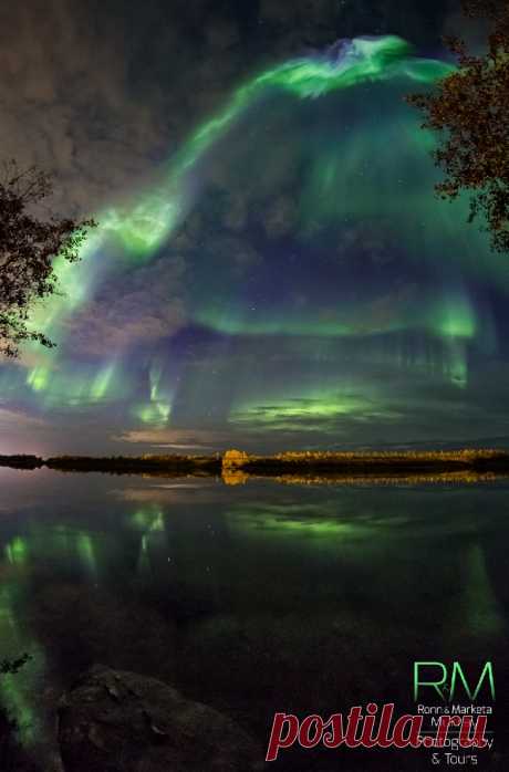 Kevin — just–space: Aurora Borealis over Alaska, USA,...