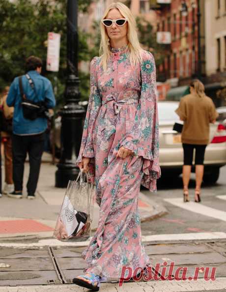Лучшие платья гостей с Недели моды в Нью-Йорке