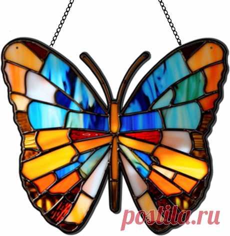 Amazon.com: MATIHAY Colgante de ventana de acrílico manchado con polilla de luna española, decoración de pared de mariposa para amantes de las mariposas, regalo de inauguración de la casa para el hogar, barra de : Patio, Césped y Jardín