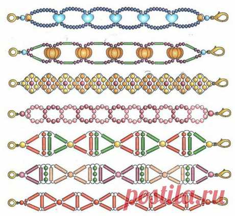 Изделия из бисера схемы плетения Всё из бисера и о бисере плетём и вышиваем. Учимся плести и вышивать бисером, уроки и техники бисероплетения, мастер классы, схемы для вышивания бисером