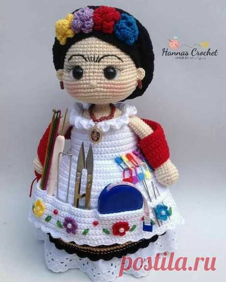 Органайзер "Кукла Фрида" МК Швея Фрида это милый органайзер для швейных принадлежностей.