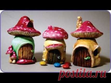 ❣DIY Miniature Mushroom Fairy House Jars❣