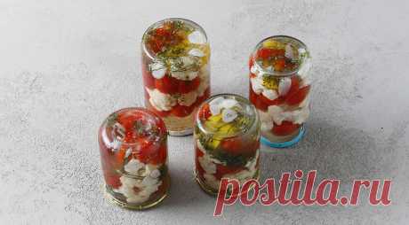 Цветная капуста с помидорами на зиму, пошаговый рецепт с фото