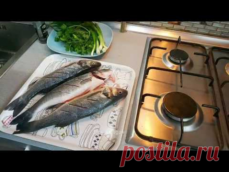 Вкуснейшая, нежная и полезная рыбка в духовке!  Сибас в духовке. Levrek / Fish