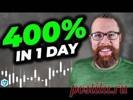 This stock went up over 400% today!