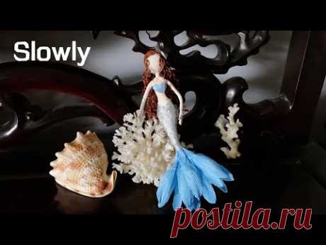ABC TV | How To Make A Little Mermaid Ariel Fairy Doll From Crepe Paper (Slowly) - Craft Tutorial