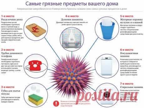 Кажется, пора провести ревизию и генеральную уборку. Топ самых грязных предметов в доме.