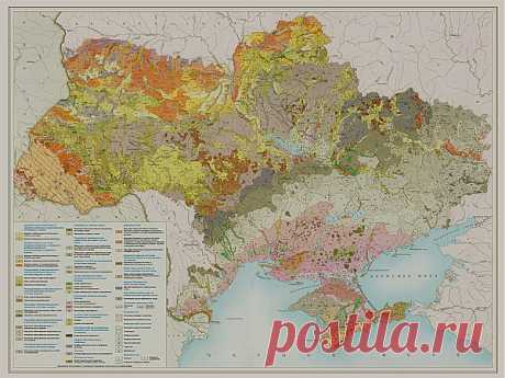 Почвенная карта Украины | АГРОЭЛЕМЕНТ