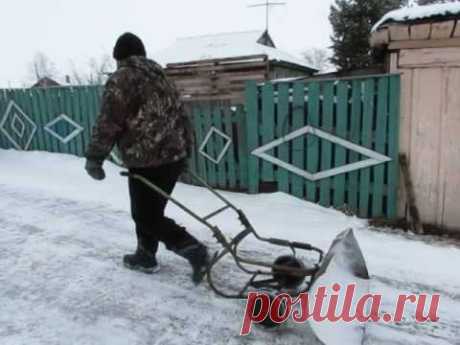 Самоделка лопата убирать снег Загрузил Юхновец Геннадий