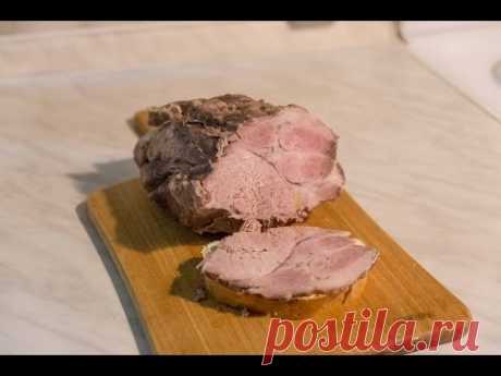 Буженина из свинины дома, мясо натуральное для бутербродов