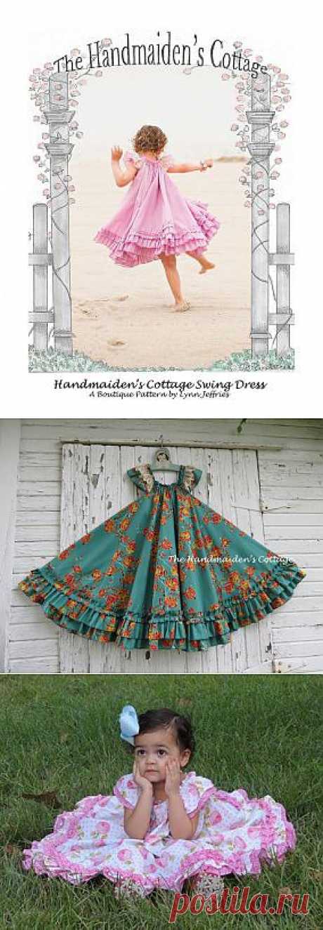 SWING DRESS HANDMAIDEN'S COTTAGE PDF ePATTERN 6mths-8yrs - $10.00 : PatternsOnly, Patterns for Quilting, Patchwork, Handbags, Soft Toys,Clothing and More