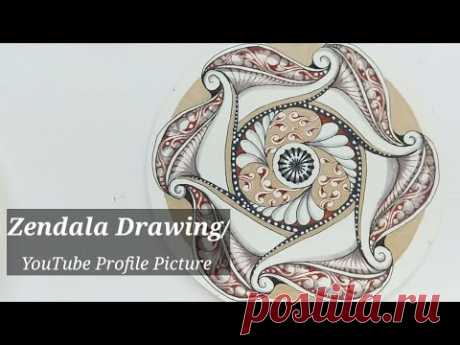 Zendala Drawing / YouTube profile picture/젠탱글