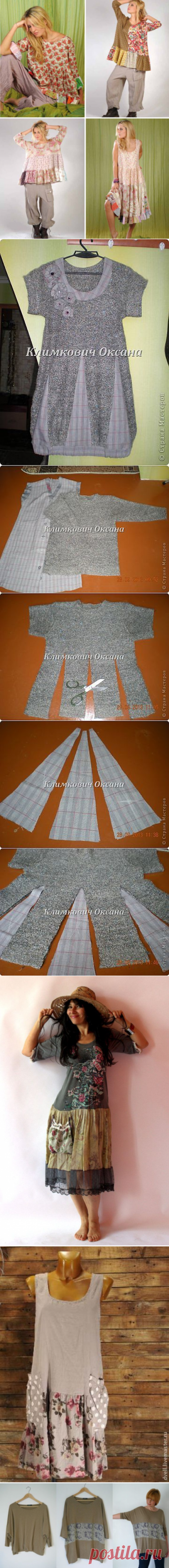 Переделки одежды в стиле бохо-2