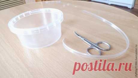 Превращаем пластиковую банку в корзиночку — Сделай сам, идеи для творчества - DIY Ideas