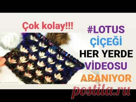 v196- 10 TANE DE ÖRSEM ÜŞENMEM ❗❕❗😉😉#LOTUSÇİÇEĞİ #lotusflowerbeanie #orgu #knitting✨✨✨✨