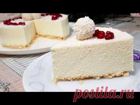 БЕЗ ДУХОВКИ! Потрясающий Торт &quot;РАФАЭЛЛО&quot; за 5 МИНУТ с Творога!Cake in 5 minutes