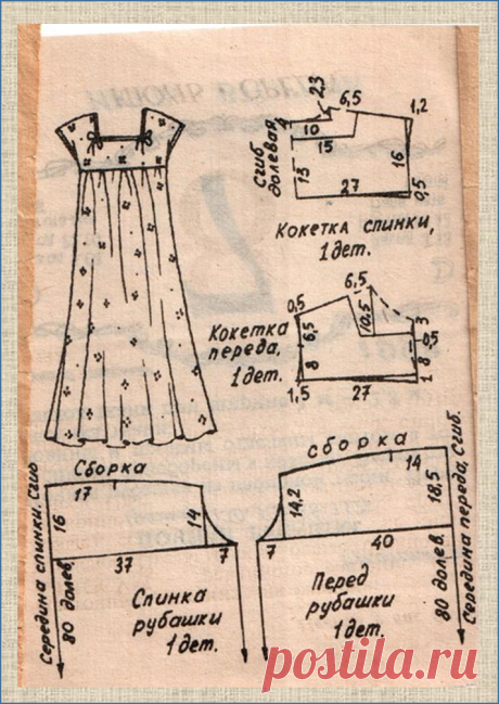 Простые ретро-выкройки ночнушек - посмотрим для чего подходят и как из них сделать любимое бохо | МНЕ ИНТЕРЕСНО - ВТОРАЯ ПОПЫТКА | Яндекс Дзен