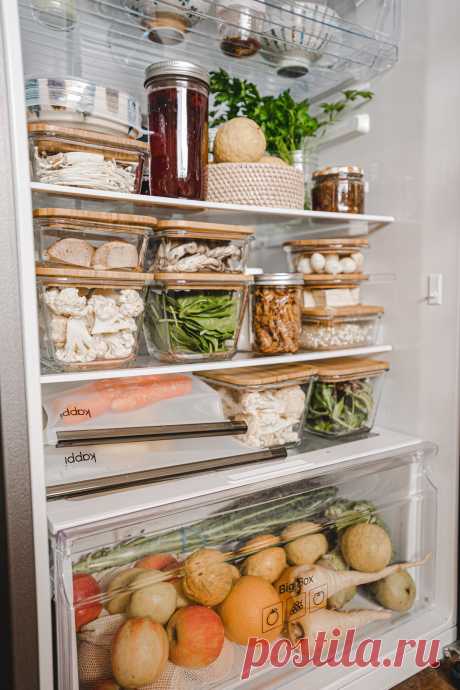 Идеи для хранения и организации холодильников без пластика — КОННИ И ЛУНА