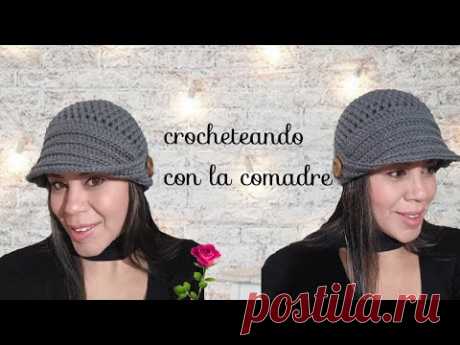 ⭐⭐⭐COMO TEJER GORRO O BOINA A CROCHET FACIL Y RAPIDO