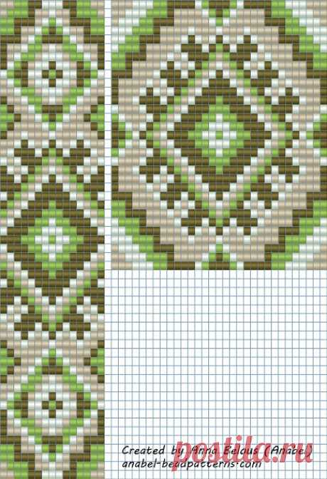 Схема гердана - станочное ткачество | - Схемы для бисероплетения / Free bead patterns -