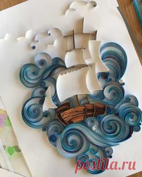 Ship - Quilling By Svetlana Danilova