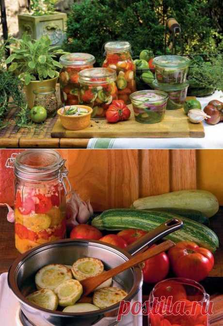 Заготовки: овощные салаты на зиму без уксуса / Простые рецепты