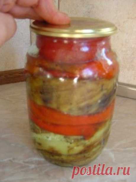 Приятное и полезное - консервация запеченных овощей и бонус салат из запеченных овощей к шашлыку, Кулинарные рецепты