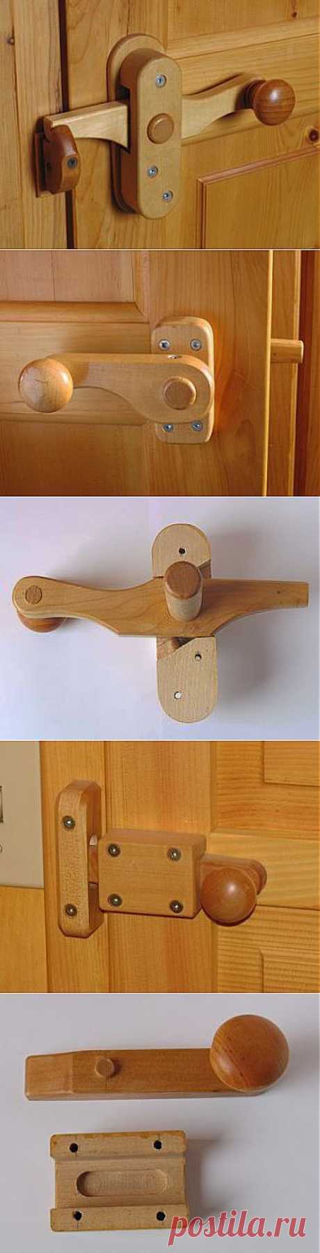 Wooden door knobs &amp; latches