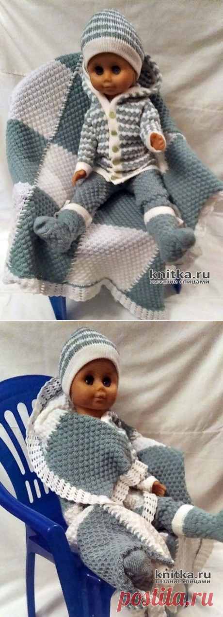 Вязаный комплект для малыша от 0 до 1 г. Работа Ивановой Людмилы, Вязание для детей