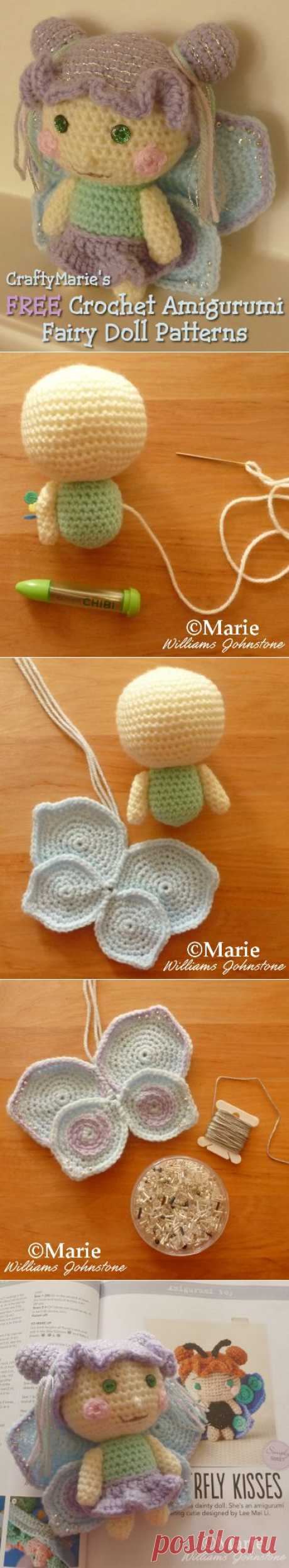 Free Crochet Amigurumi Fairy Patterns | CraftyMarie