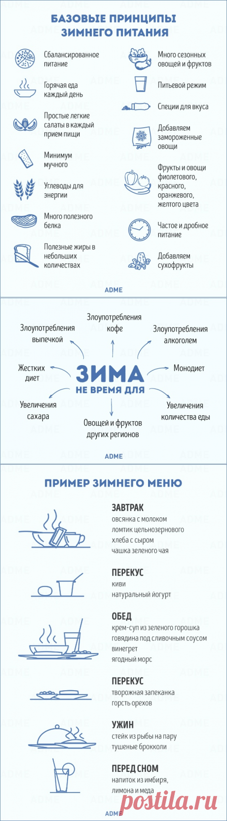 Что нужно знать о зимнем питании, чтобы встретить весну во всеоружии