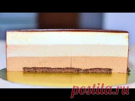 Муссовый торт Три шоколада ☆ Chocolate mousse cake