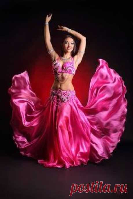 Rose belly dance costume