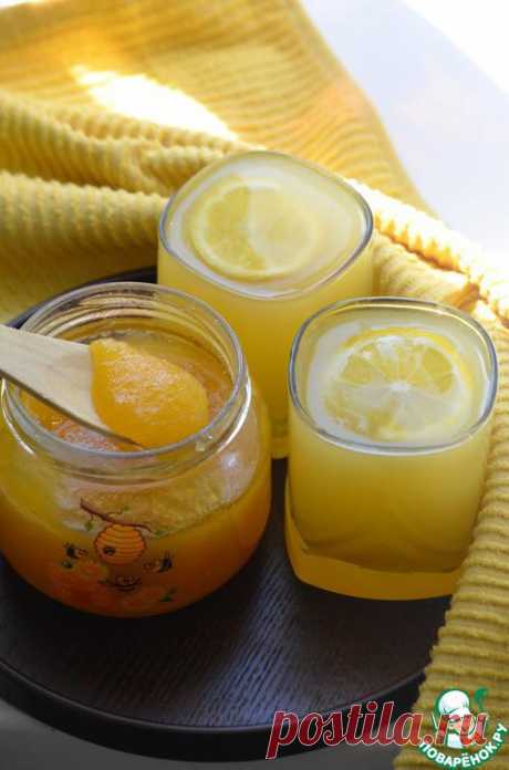 Солнечный медовый кисель с лимонной ноткой