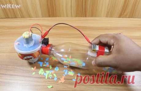 Как сделать пылесос из пластиковой бутылки — Популярная механика