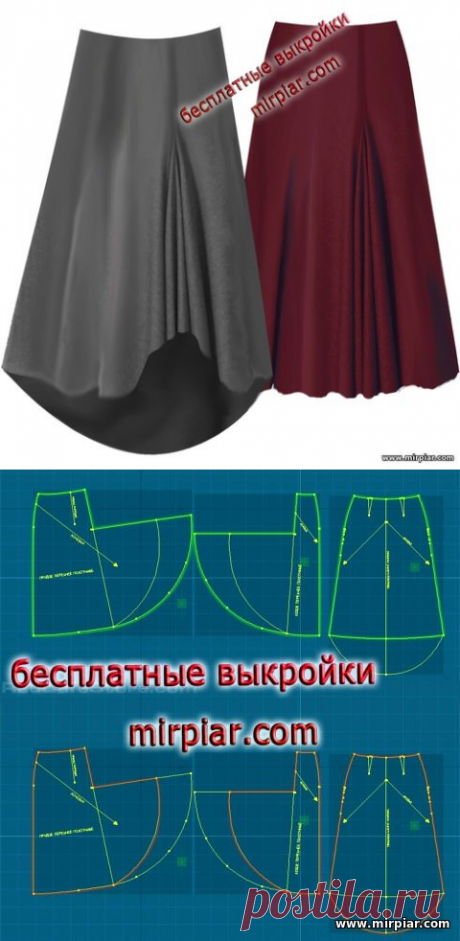 free pattern, юбка, dresses, мода, pattern sewing, выкройки юбок, выкройки скачать, выкройка, годе, шитье, выкройки бесплатно, готовые выкройки