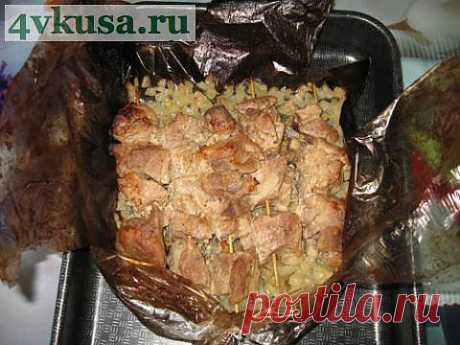 Мясо в духовке &quot;а-ля шашлык&quot;. Фоторецепт. | 4vkusa.ru