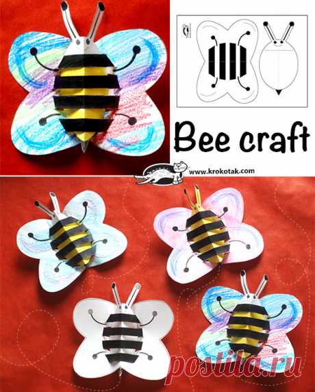 Bee craft | krokotak