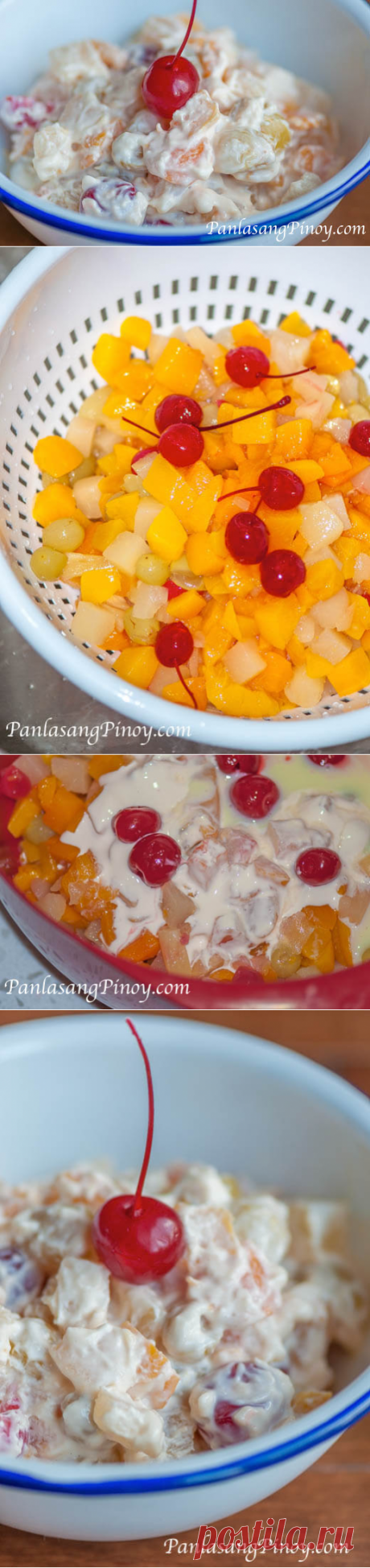 Pinoy Fruit Salad Recipe - Panlasang Pinoy