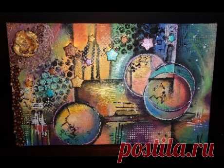 Mixed Media mit Licht Speedpainting (original ist von Michael Lang)