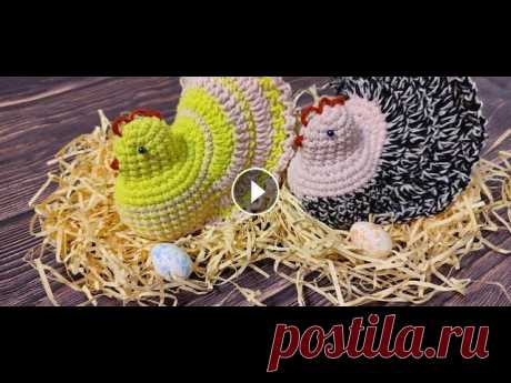 ПАСХАЛЬНАЯ КУРОЧКА крючком / Easter chicken Crochet Один из самых Светлых праздников Христианства – Пасха. Курочка – один из важных символов этого светлого праздника, ведь в яйце зарождается новая жизнь...